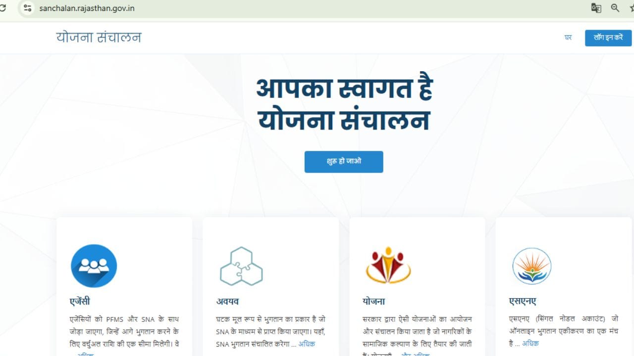 Yojana Sanchalan Portal